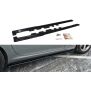 Maxton Design Seitenschweller Ansatz für Mercedes SLK R172 schwarz Hochglanz