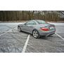Maxton Design Heckdiffusor Ansatz für Mercedes SLK R172 schwarz Hochglanz