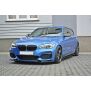 Maxton Design Front Ansatz V.3 / V3 für  BMW 1er F20/F21 M-Power schwarz Hochglanz