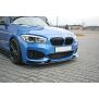 Maxton Design Front Ansatz V.3 / V3 für  BMW 1er F20/F21 M-Power schwarz Hochglanz