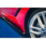 Maxton Design Seitenschweller Ansatz für CHEVROLET CORVETTE C7 schwarz Hochglanz