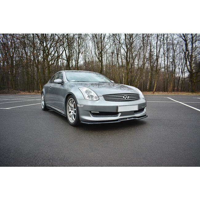 Maxton Design Front Ansatz V.1 / V1 für INFINITI G35 COUPE schwarz Hochglanz