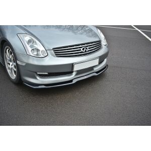 Maxton Design Front Ansatz V.1 / V1 für INFINITI G35 COUPE schwarz Hochglanz