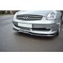 Maxton Design Front Ansatz V.1 / V1 für INFINITI G35 COUPE schwarz Hochglanz