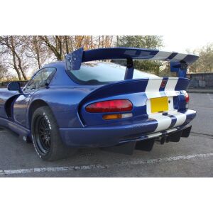 Maxton Design Heckdiffusor Ansatz für Heckschürze für DODGE VIPER GTS