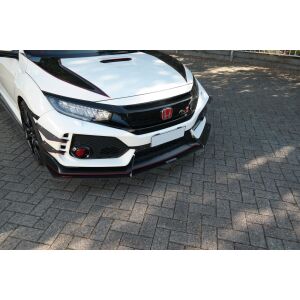 Maxton Design Racing Front Ansatz V.1 / V1 für HONDA CIVIC X TYPE R