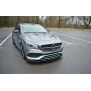 Maxton Design Front Ansatz V.1 / V1 für Mercedes CLA C117 AMG-LINE FACELIFT schwarz Hochglanz