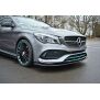 Maxton Design Front Ansatz V.1 / V1 für Mercedes CLA C117 AMG-LINE FACELIFT schwarz Hochglanz