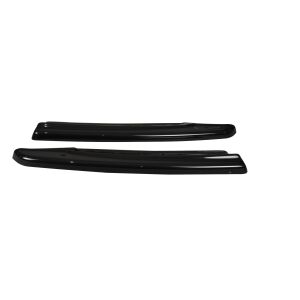 Maxton Design Heck Ansatz Flaps Diffusor für Mercedes CLA C117 AMG-LINE FACELIFT schwarz Hochglanz