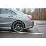 Maxton Design Heck Ansatz Flaps Diffusor für Mercedes CLA C117 AMG-LINE FACELIFT schwarz Hochglanz