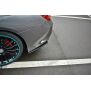 Maxton Design Heck Ansatz Flaps Diffusor für Mercedes CLA C117 AMG-LINE FACELIFT schwarz Hochglanz