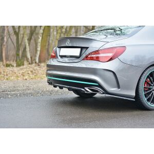 Maxton Design Heckdiffusor Ansatz für Mercedes CLA...