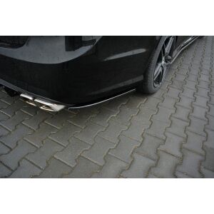 Maxton Design Heck Ansatz Flaps Diffusor für Mercedes E63 AMG W212  schwarz Hochglanz