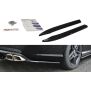 Maxton Design Heck Ansatz Flaps Diffusor für Mercedes E63 AMG W212  schwarz Hochglanz