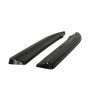 Maxton Design Heck Ansatz Flaps Diffusor für Mercedes E63 AMG W212  schwarz Hochglanz