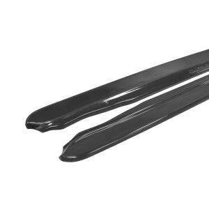 Maxton Design Seitenschweller Ansatz für Audi S6 C5  schwarz Hochglanz