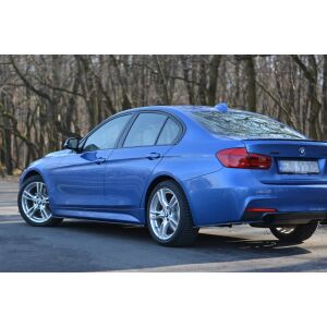 Maxton Design Seitenschweller Ansatz für BMW 3er F30 PHASE-II SEDAN M-SPORT schwarz Hochglanz