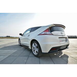 Maxton Design Mittlerer Heckdiffusor Ansatz für HONDA CR-Z schwarz Hochglanz