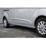 Maxton Design Seitenschweller Ansatz für Ford Transit Custom Mk1 FL schwarz Hochglanz