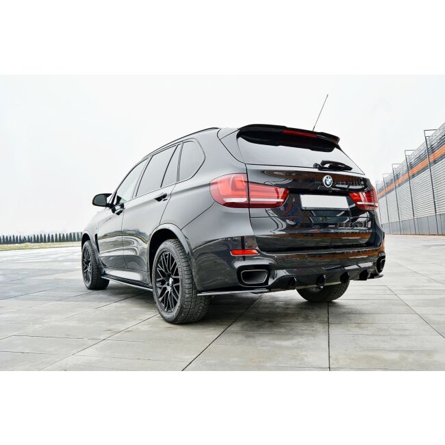 Maxton Design Seitenschweller Ansatz für BMW X5 F15 M Paket schwarz Hochglanz