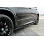 Maxton Design Seitenschweller Ansatz für BMW X5 F15 M Paket schwarz Hochglanz