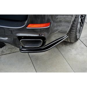 Maxton Design Heck Ansatz Flaps Diffusor für BMW X5 F15 M Paket schwarz Hochglanz