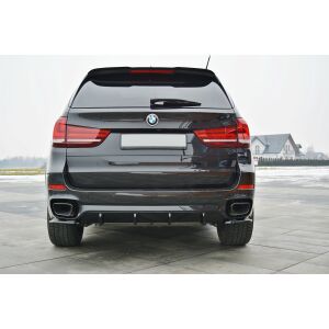 Maxton Design Heck Ansatz Flaps Diffusor für BMW X5 F15 M Paket schwarz Hochglanz