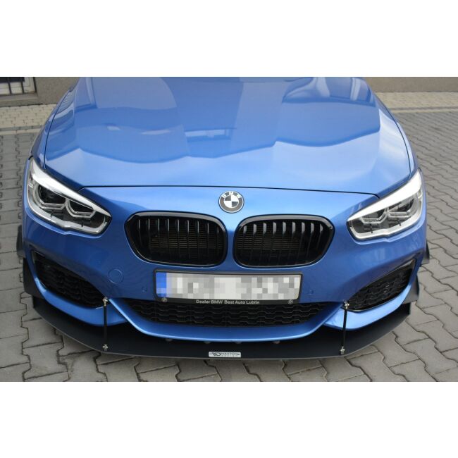 Maxton Design Racing Front Ansatz V.2 / V2 für BMW 1er F20/F21 M-Power FACELIFT