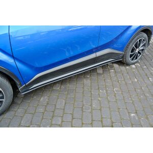 Maxton Design Seitenschweller Ansatz für TOYOTA C-HR  schwarz Hochglanz