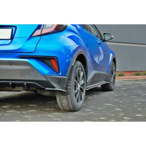 Maxton Design Heck Ansatz Flaps Diffusor für TOYOTA C-HR  schwarz Hochglanz