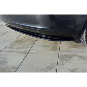 Maxton Design Splitter / Heckdiffusor Ansatz für Audi A3 Sportback 8P / 8P Facelift schwarz Hochglanz
