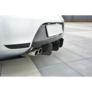 Maxton Design Heckdiffusor Ansatz für Heckschürze V.2 / V2 für Seat Leon Mk2 Cupra/ FR