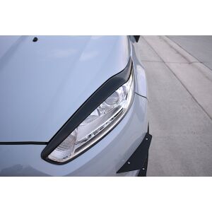 Maxton Design Scheinwerfer Blenden Böser Blick V.1 / V1 für Ford Fiesta ST / ST-Line / Standard Mk7 FL schwarz Hochglanz