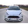 Maxton Design Scheinwerfer Blenden Böser Blick V.1 / V1 für Ford Fiesta ST / ST-Line / Standard Mk7 FL schwarz Hochglanz