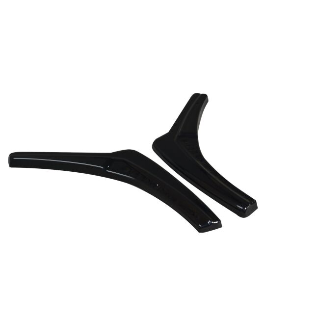 Maxton Design Heck Ansatz Flaps Diffusor V.2 / V2 für BMW 1er F20/F21 M-POWER FACELIFT schwarz Hochglanz