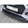 Maxton Design Front Ansatz V.2 / V2 für Audi RS5 F5 Coupe / Sportback schwarz Hochglanz