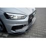 Maxton Design Front Ansatz V.2 / V2 für Audi RS5 F5 Coupe / Sportback schwarz Hochglanz