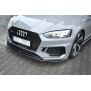 Maxton Design Front Ansatz V.2 / V2 für Audi RS5 F5 Coupe / Sportback schwarz Hochglanz