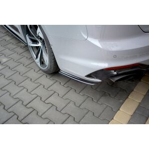 Maxton Design Heck Ansatz Flaps Diffusor für Audi RS5 F5 Coupe  schwarz Hochglanz