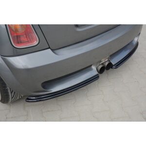 Maxton Design Heck Ansatz Flaps Diffusor für MINI R53 COOPER S JCW schwarz Hochglanz