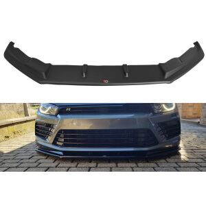 Maxton Design Front Ansatz V.1 / V1 für VOLKSWAGEN SCIROCCO MK.3 R FACELIFT schwarz Hochglanz