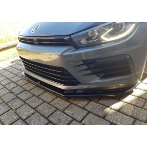 Maxton Design Front Ansatz V.1 / V1 für VOLKSWAGEN SCIROCCO MK.3 R FACELIFT schwarz Hochglanz