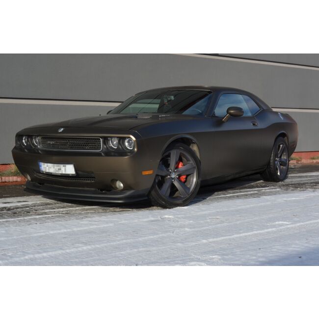 Maxton Design Front Ansatz für DODGE CHALLENGER MK3. PHASE-I SRT8 COUPE  schwarz Hochglanz