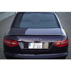 Maxton Design Spoiler CAP für Audi A6 S-Line C6 FL Limousine schwarz Hochglanz
