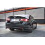 Maxton Design Heck Ansatz Flaps Diffusor für HONDA ACCORD MK8. CU-Serie vor Facelift SEDAN schwarz Hochglanz