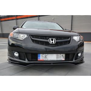 Maxton Design Front Ansatz für HONDA ACCORD MK.8 TYPE-S CU-Serie vor Facelift SEDAN schwarz Hochglanz