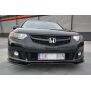 Maxton Design Front Ansatz für HONDA ACCORD MK.8 TYPE-S CU-Serie vor Facelift SEDAN schwarz Hochglanz