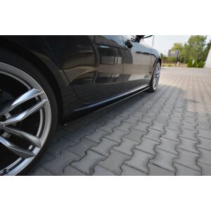 Maxton Design Seitenschweller Ansatz für Audi S5 / A5 / A5 S-Line 8T / 8T FL Sportback schwarz Hochglanz