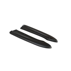 Maxton Design Heck Ansatz Flaps Diffusor für Audi RS6 C6 Avant schwarz Hochglanz