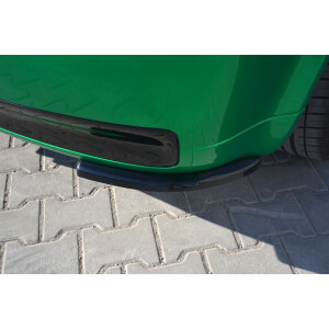 Maxton Design Heck Ansatz Flaps Diffusor für AUDI S3 8L schwarz Hochglanz